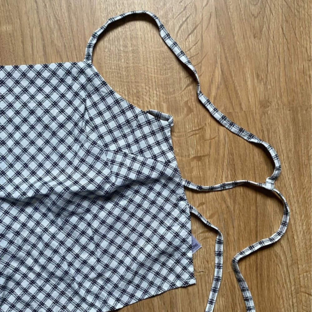 Glassons Plaid Tie Top